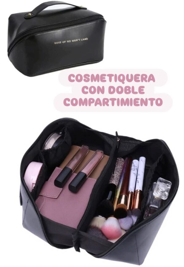 Cosmetiquera Doble Compartimiento